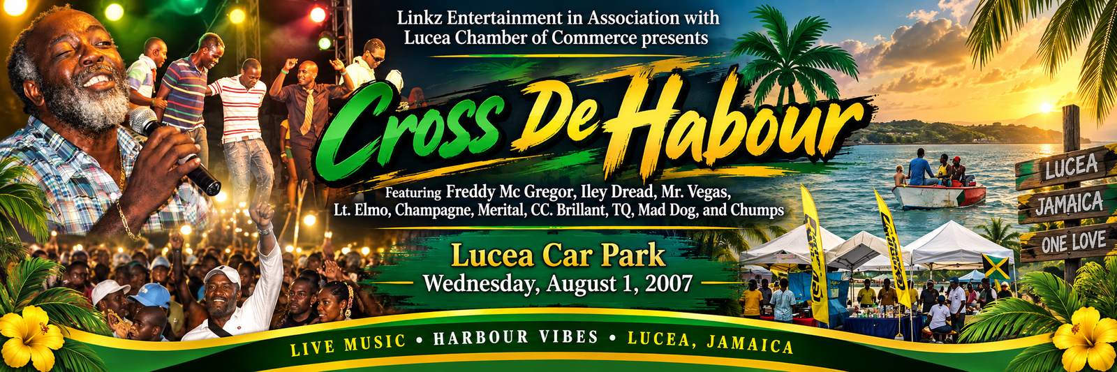 Cross De Habour — Lucea Car Park, August 1, 2007