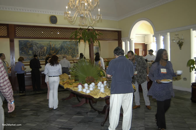 CHA / Caribbean MarketPlace Press Lunch & Briefing at Seagrapes Restaurant, Half Moon - Caribbean MarketPlace 2005 by the Caribbean Hotel Association - Negril Travel Guide, Negril Jamaica WI - http://www.negriltravelguide.com - info@negriltravelguide.com...!