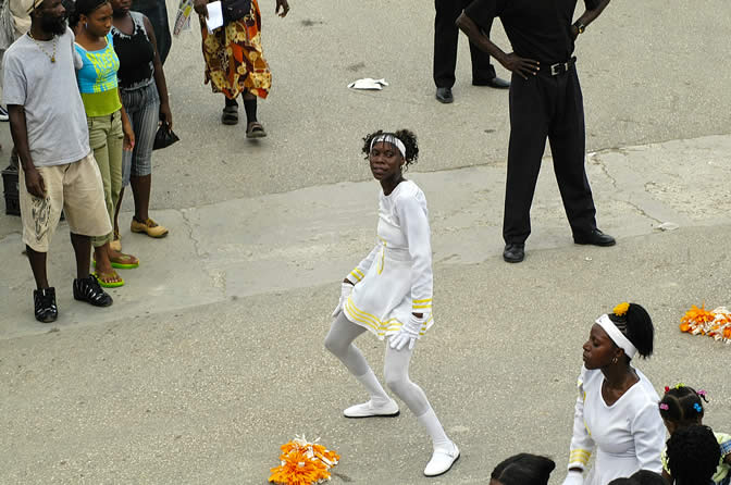 Grand Gala Parade @ Lucea - Portmore Pace Setters Marching Band - Hanover Homecoming Celebrations Photographs - Negril Travel Guide, Negril Jamaica WI - http://www.negriltravelguide.com - info@negriltravelguide.com...!