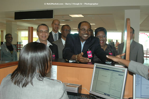 Minister of Tourism, Hon. Edmund Bartlett - Director of Tourism, Basil Smith, and Mayor of Montego Bay, Councillor Charles Sinclair Launch of Winter Tourism Season at Sangster International Airport, Saturday, December 15, 2007 - Sangster International Airport - MBJ Airports Limited, Montego Bay, Jamaica W.I. - Photographs by Net2Market.com - Barry J. Hough Sr, Photographer - Negril Travel Guide, Negril Jamaica WI - http://www.negriltravelguide.com - info@negriltravelguide.com...!