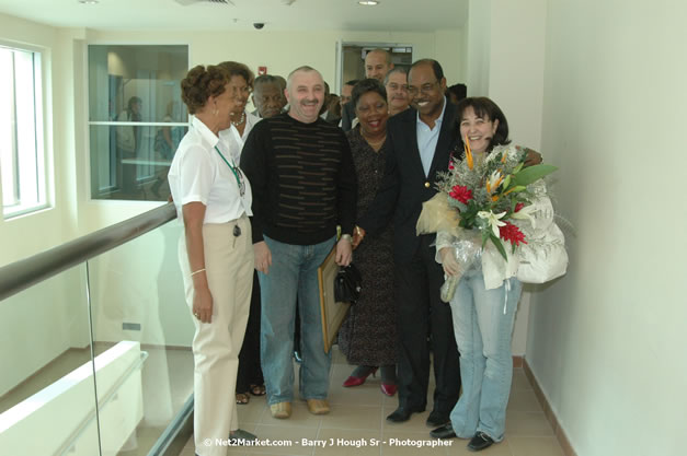 Minister of Tourism, Hon. Edmund Bartlett - Director of Tourism, Basil Smith, and Mayor of Montego Bay, Councillor Charles Sinclair Launch of Winter Tourism Season at Sangster International Airport, Saturday, December 15, 2007 - Sangster International Airport - MBJ Airports Limited, Montego Bay, Jamaica W.I. - Photographs by Net2Market.com - Barry J. Hough Sr, Photographer - Negril Travel Guide, Negril Jamaica WI - http://www.negriltravelguide.com - info@negriltravelguide.com...!