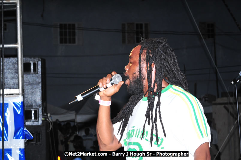 Lucea Cross the Harbour @ Lucea Car Park - All Day Event - Cross the Harbour Swim, Boat Rides, and Entertainment for the Family - Concert Featuring: Bushman, George Nooksl, Little Hero, Bushi One String, Dog Rice and many local Artists - Friday, August 1, 2008 - Lucea, Hanover Jamaica - Photographs by Net2Market.com - Barry J. Hough Sr. Photojournalist/Photograper - Photographs taken with a Nikon D300 - Negril Travel Guide, Negril Jamaica WI - http://www.negriltravelguide.com - info@negriltravelguide.com...!