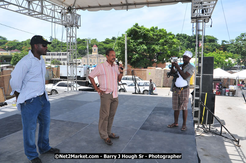 Lucea Cross the Harbour @ Lucea Car Park - All Day Event - Cross the Harbour Swim, Boat Rides, and Entertainment for the Family - Concert Featuring: Bushman, George Nooksl, Little Hero, Bushi One String, Dog Rice and many local Artists - Friday, August 1, 2008 - Lucea, Hanover Jamaica - Photographs by Net2Market.com - Barry J. Hough Sr. Photojournalist/Photograper - Photographs taken with a Nikon D300 - Negril Travel Guide, Negril Jamaica WI - http://www.negriltravelguide.com - info@negriltravelguide.com...!