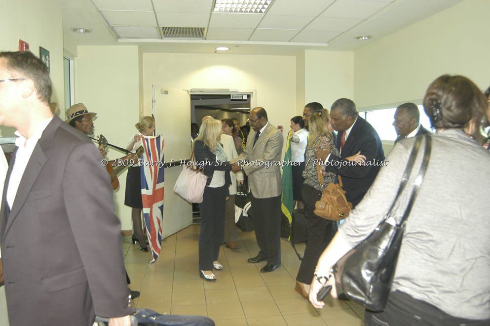  British Airways Inaugurates New Scheduled Service from London Gatwick Airport to Sangster International Airport, Montego Bay, Jamaica, Thursday, October 29, 2009 - Photographs by Barry J. Hough Sr. Photojournalist/Photograper - Photographs taken with a Nikon D70, D100, or D300 - Negril Travel Guide, Negril Jamaica WI - http://www.negriltravelguide.com - info@negriltravelguide.com...!