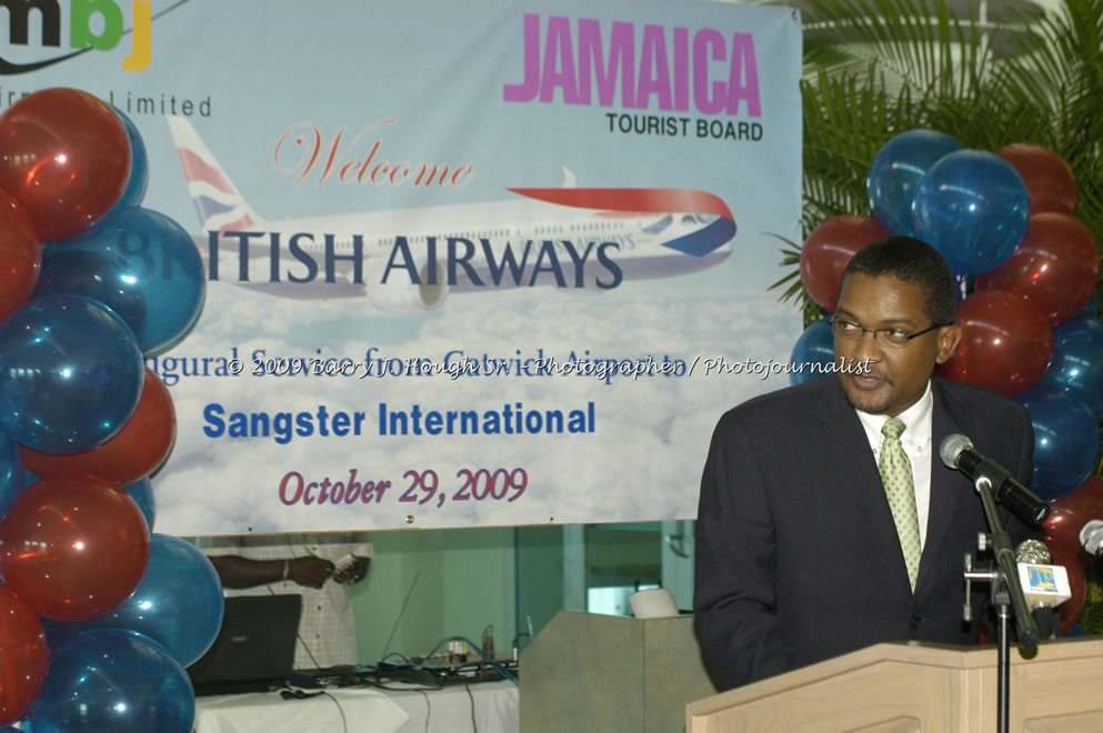  British Airways Inaugurates New Scheduled Service from London Gatwick Airport to Sangster International Airport, Montego Bay, Jamaica, Thursday, October 29, 2009 - Photographs by Barry J. Hough Sr. Photojournalist/Photograper - Photographs taken with a Nikon D70, D100, or D300 - Negril Travel Guide, Negril Jamaica WI - http://www.negriltravelguide.com - info@negriltravelguide.com...!