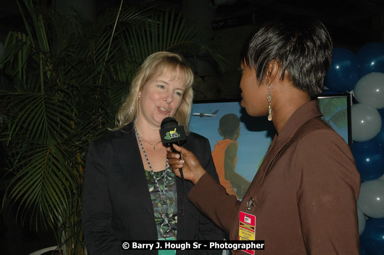 JetBue Airways' Inaugural Air Service between Sangster International Airport, Montego Bay and John F. Kennedy Airport, New York at MBJ Airports Sangster International Airport, Montego Bay, St. James, Jamaica - Thursday, May 21, 2009 - Photographs by Net2Market.com - Barry J. Hough Sr, Photographer/Photojournalist - Negril Travel Guide, Negril Jamaica WI - http://www.negriltravelguide.com - info@negriltravelguide.com...!