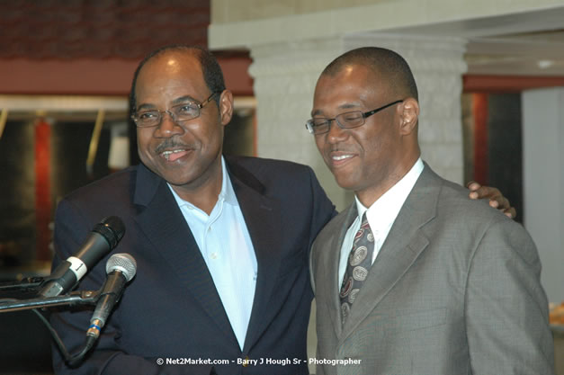 Minister of Toursim Luncheon - Minister of Tourism, Hon. Edmund Bartlett - Director of Tourism, Basil Smith - Saturday, December 15, 2007 - Rose Hall Resort and Country Club, Rose Hall, Montego Bay, Jamaica W.I. - Photographs by Net2Market.com - Barry J. Hough Sr, Photographer - Negril Travel Guide, Negril Jamaica WI - http://www.negriltravelguide.com - info@negriltravelguide.com...!