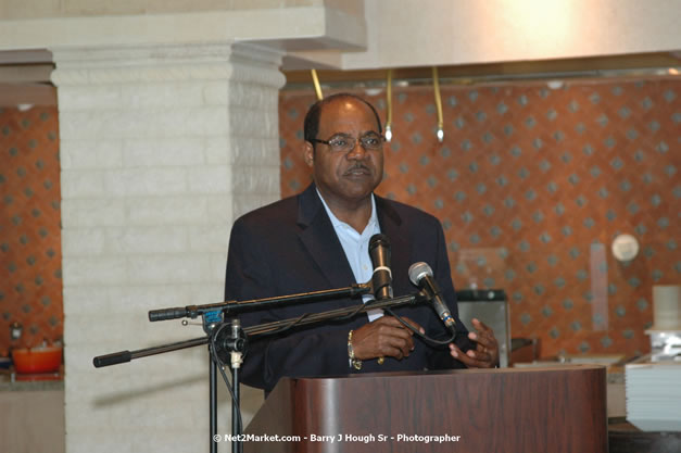 Minister of Toursim Luncheon - Minister of Tourism, Hon. Edmund Bartlett - Director of Tourism, Basil Smith - Saturday, December 15, 2007 - Rose Hall Resort and Country Club, Rose Hall, Montego Bay, Jamaica W.I. - Photographs by Net2Market.com - Barry J. Hough Sr, Photographer - Negril Travel Guide, Negril Jamaica WI - http://www.negriltravelguide.com - info@negriltravelguide.com...!