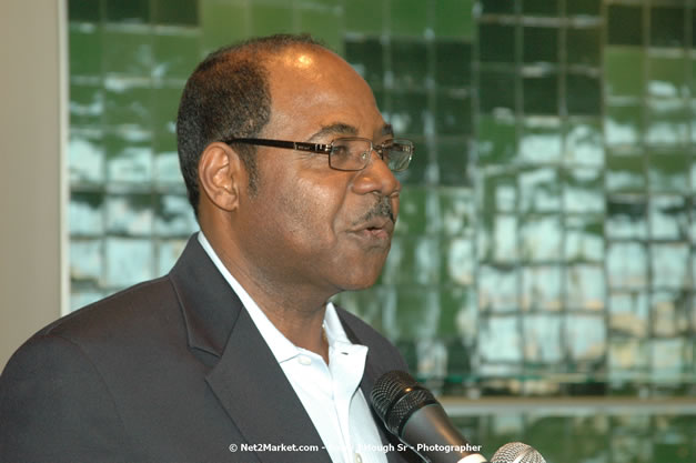 Minister of Toursim Luncheon - Minister of Tourism, Hon. Edmund Bartlett - Director of Tourism, Basil Smith - Saturday, December 15, 2007 - Rose Hall Resort and Country Club, Rose Hall, Montego Bay, Jamaica W.I. - Photographs by Net2Market.com - Barry J. Hough Sr, Photographer - Negril Travel Guide, Negril Jamaica WI - http://www.negriltravelguide.com - info@negriltravelguide.com...!