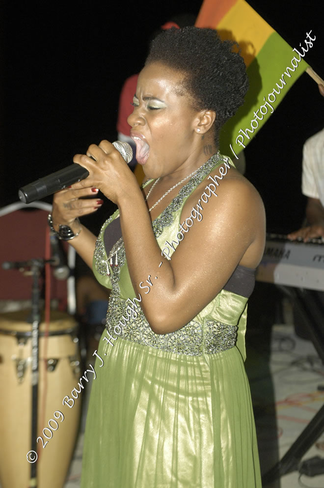  Etana Live in Concert Negril Escape Resort & Spa, Openning Acts: Princess Tia, Ras Slick, and Anthony Able, Backing Band: Strong Hold, One Love Reggae Summer Series, West End, Negril, Westmoreland, Jamaica W.I. - Saturaday, August 18, 2009 - Photographs by Barry J. Hough Sr. Photojournalist/Photograper - Photographs taken with a Nikon D70, D100, or D300 - Negril Travel Guide, Negril Jamaica WI - http://www.negriltravelguide.com - info@negriltravelguide.com...!