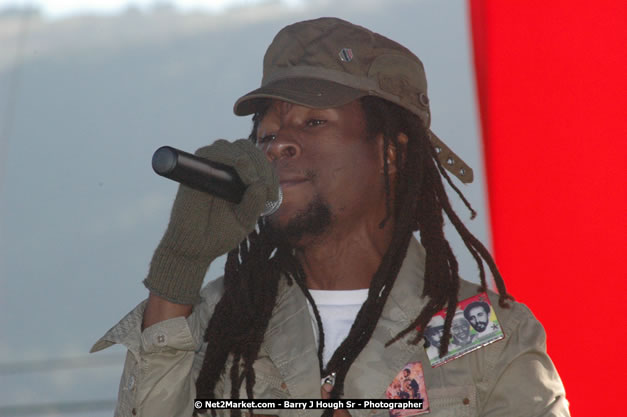 Jah Cure at Tru-Juice Rebel Salute 2008 - The 15th staging of Tru-Juice Rebel Salute, Saturday, January 12, 2008, Port Kaiser Sports Club, St. Elizabeth, Jamaica W.I. - Photographs by Net2Market.com - Barry J. Hough Sr, Photographer - Negril Travel Guide, Negril Jamaica WI - http://www.negriltravelguide.com - info@negriltravelguide.com...!