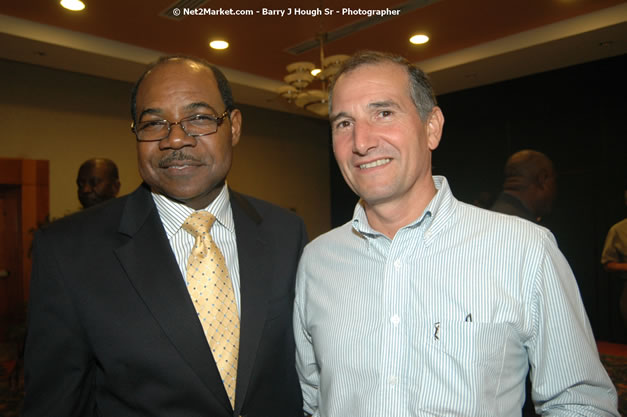 Red Cap Porters Awards - Minister of Tourism, Hon. Edmund Bartlett - Director of Tourism, Basil Smith - Friday, December 14, 2007 - Holiday Inn Sunspree, Montego Bay, Jamaica W.I. - Photographs by Net2Market.com - Barry J. Hough Sr, Photographer - Negril Travel Guide, Negril Jamaica WI - http://www.negriltravelguide.com - info@negriltravelguide.com...!