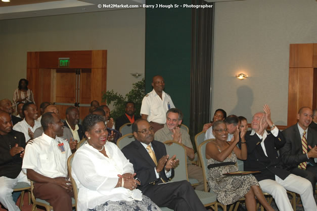 Red Cap Porters Awards - Minister of Tourism, Hon. Edmund Bartlett - Director of Tourism, Basil Smith - Friday, December 14, 2007 - Holiday Inn Sunspree, Montego Bay, Jamaica W.I. - Photographs by Net2Market.com - Barry J. Hough Sr, Photographer - Negril Travel Guide, Negril Jamaica WI - http://www.negriltravelguide.com - info@negriltravelguide.com...!