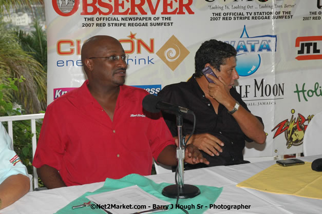 LL Cool J - Shaggy - Press Conference @ Richmond Hill Inn, Montego Bay - Red Stripe Reggae Sumfest at Catherine Hall, Montego Bay, St James, Jamaica W.I. - Negril Travel Guide.com, Negril Jamaica WI - http://www.negriltravelguide.com - info@negriltravelguide.com...!