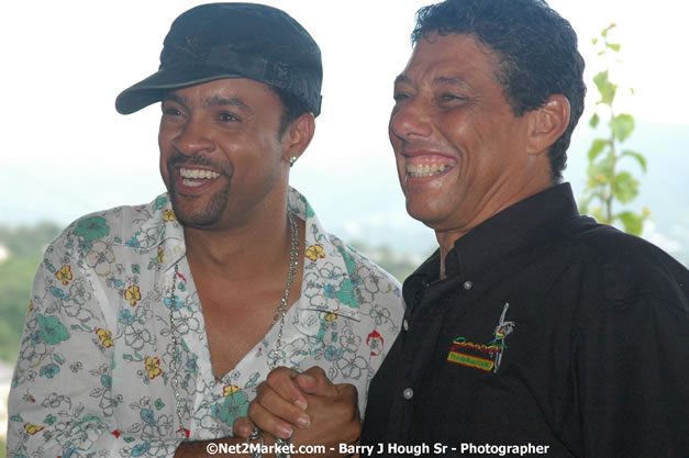 LL Cool J - Shaggy - Press Conference @ Richmond Hill Inn, Montego Bay - Red Stripe Reggae Sumfest at Catherine Hall, Montego Bay, St James, Jamaica W.I. - Negril Travel Guide.com, Negril Jamaica WI - http://www.negriltravelguide.com - info@negriltravelguide.com...!