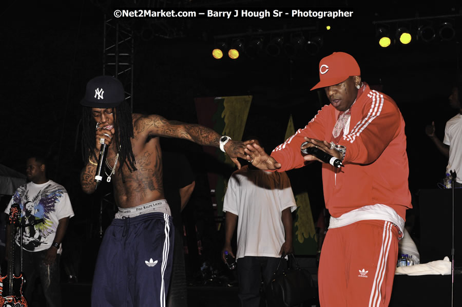 Lil Wayne @ Red Stripe Reggae Sumfest 2008 International Night 2, Catherine Hall, Montego Bay - Saturday, July 19, 2008 - Reggae Sumfest 2008 July 13 - July 19, 2008 - Photographs by Net2Market.com - Barry J. Hough Sr. Photojournalist/Photograper - Photographs taken with a Nikon D300 - Negril Travel Guide, Negril Jamaica WI - http://www.negriltravelguide.com - info@negriltravelguide.com...!