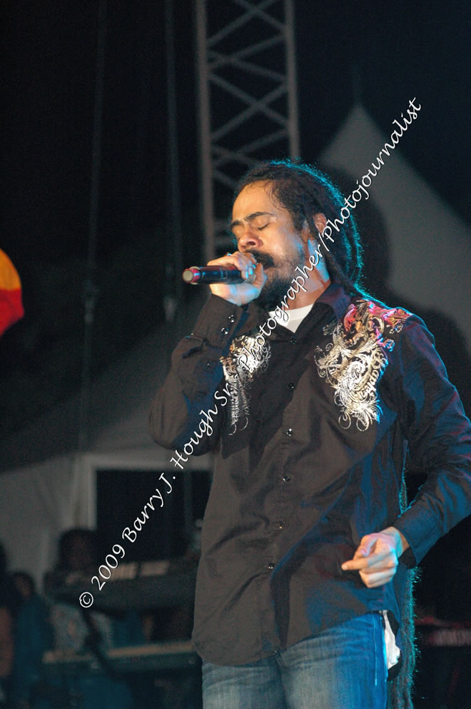 Damian 'Jr. Gong' Marley & NAS @ Reggae Sumfest 2009 - International Night 2 - Reggae Sumfest 2009,Catherine Hall, Montego Bay, St. James, Jamaica W.I. - Saturday, July 25, 2009 - Reggae Sumfest 2009, July 19 - 25, 2009 - Photographs by Net2Market.com - Barry J. Hough Sr. Photojournalist/Photograper - Photographs taken with a Nikon D70, D100, or D300 - Negril Travel Guide, Negril Jamaica WI - http://www.negriltravelguide.com - info@negriltravelguide.com...!