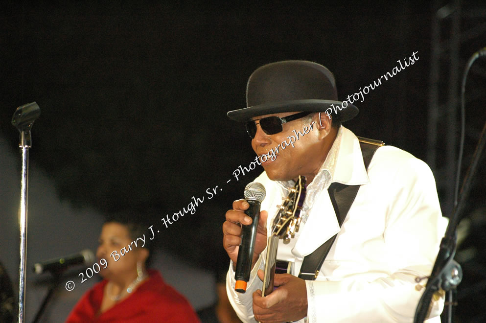 Tito Jackson @ Reggae Sumfest 2009 - International Night 2 - Tito Jackson, brother of the late King of Pop Michael Jackson performed live at Reggae Sumfest 2009. Reggae Sumfest 2009,Catherine Hall, Montego Bay, St. James, Jamaica W.I. - Saturday, July 25, 2009 - Reggae Sumfest 2009, July 19 - 25, 2009 - Photographs by Net2Market.com - Barry J. Hough Sr. Photojournalist/Photograper - Photographs taken with a Nikon D70, D100, or D300 - Negril Travel Guide, Negril Jamaica WI - http://www.negriltravelguide.com - info@negriltravelguide.com...!