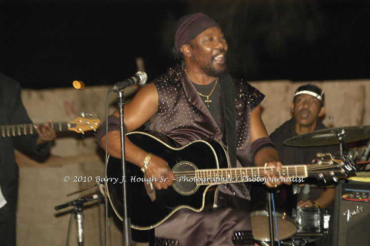 Toots and the Maytals - Grammy Award Winner @ Negril Fest - Presented by Money Cologne Promotions - Special Guest Star Jamaica Michael Jackson, Stama, Adeebe - Backed by Hurricane Band, MC Rev. BB on January 6, 2010 @ Roots Bamboo, Norman Manley Boulevard, Negril, Westmoreland, Jamaica W.I. - Photographs by Net2Market.com - Barry J. Hough Sr, Photographer/Photojournalist - The Negril Travel Guide - Negril's and Jamaica's Number One Concert Photography Web Site with over 40,000 Jamaican Concert photographs Published -  Negril Travel Guide, Negril Jamaica WI - http://www.negriltravelguide.com - info@negriltravelguide.com...!